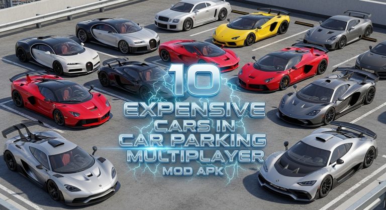 List of 10 Expensive Cars in Car Parking Multiplayer MOD APK