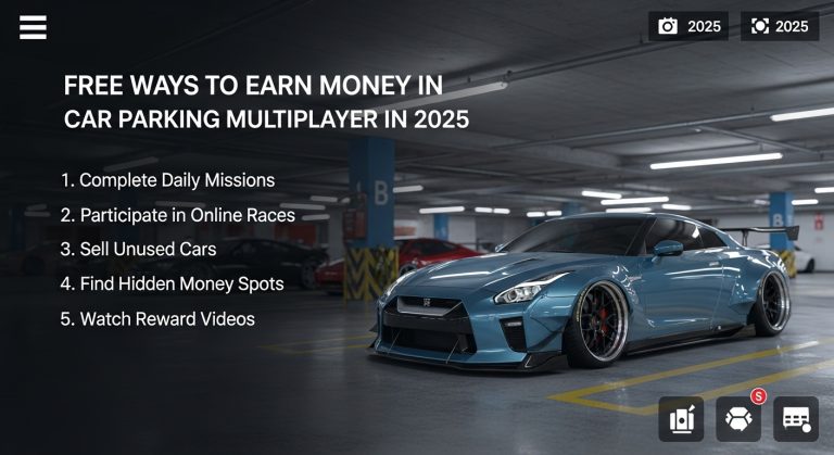 Free Ways to Earn Money in Car Parking Multiplayer in 2025